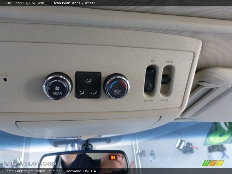 Tuscan Pearl White / Wheat 2008 Infiniti QX 56 4WD