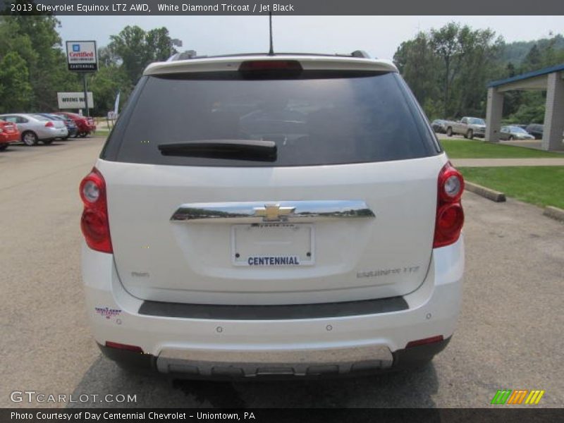 White Diamond Tricoat / Jet Black 2013 Chevrolet Equinox LTZ AWD