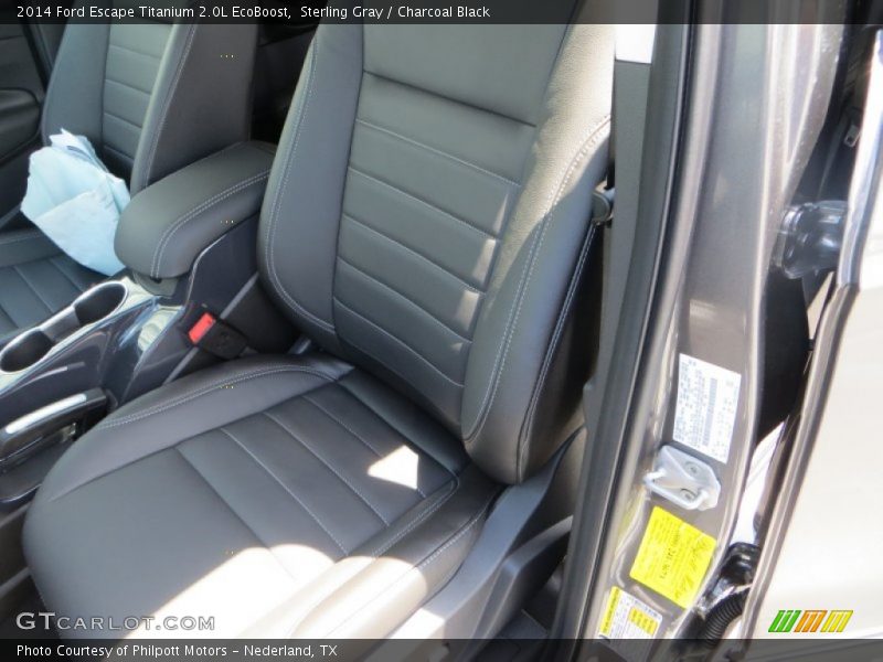 Sterling Gray / Charcoal Black 2014 Ford Escape Titanium 2.0L EcoBoost
