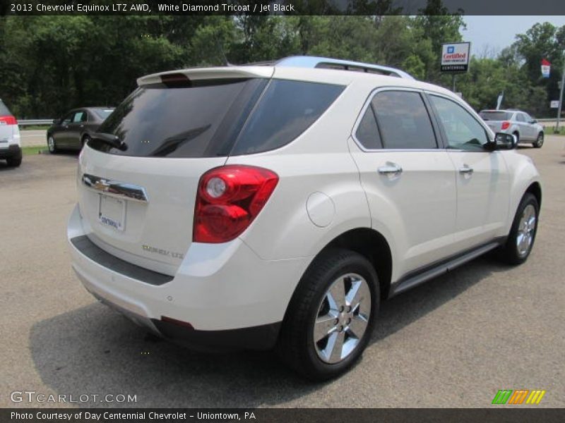 White Diamond Tricoat / Jet Black 2013 Chevrolet Equinox LTZ AWD