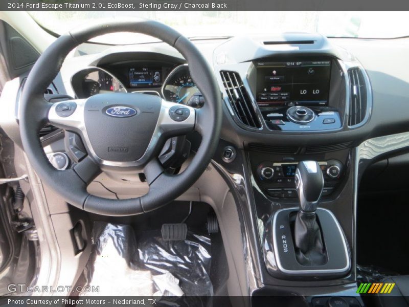 Dashboard of 2014 Escape Titanium 2.0L EcoBoost