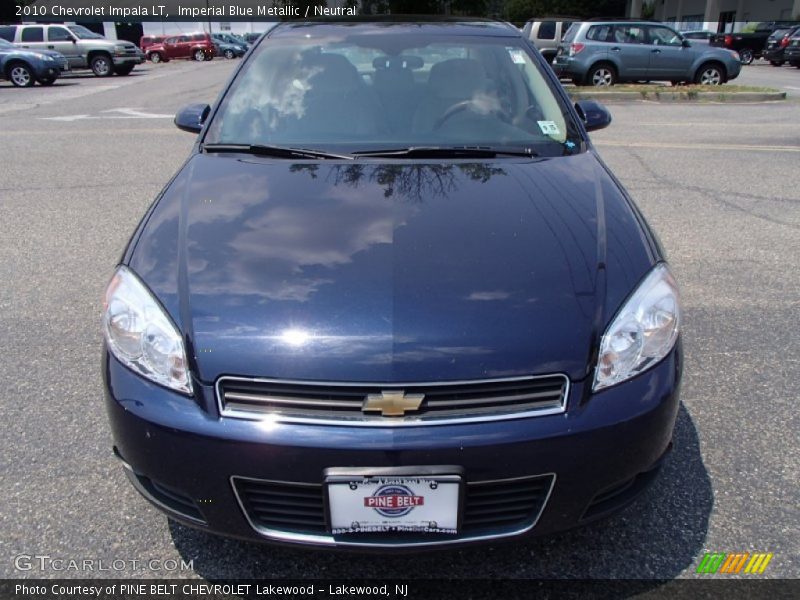 Imperial Blue Metallic / Neutral 2010 Chevrolet Impala LT
