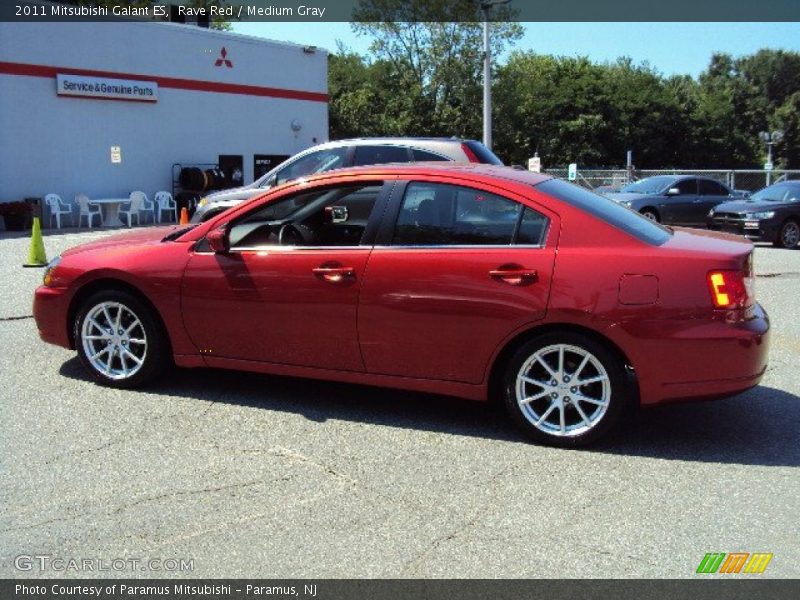 Rave Red / Medium Gray 2011 Mitsubishi Galant ES