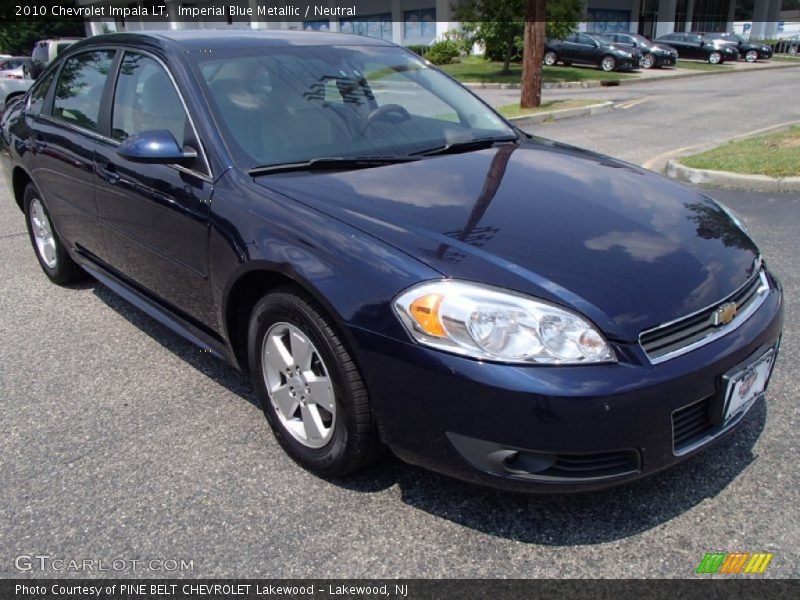 Imperial Blue Metallic / Neutral 2010 Chevrolet Impala LT