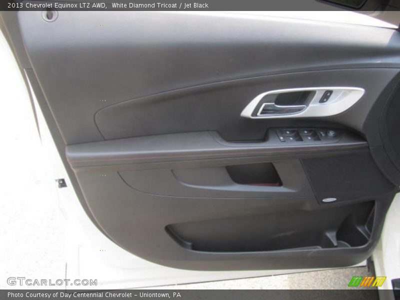White Diamond Tricoat / Jet Black 2013 Chevrolet Equinox LTZ AWD