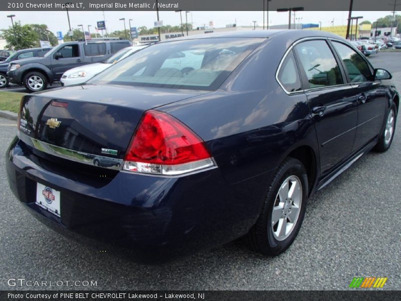 Imperial Blue Metallic / Neutral 2010 Chevrolet Impala LT