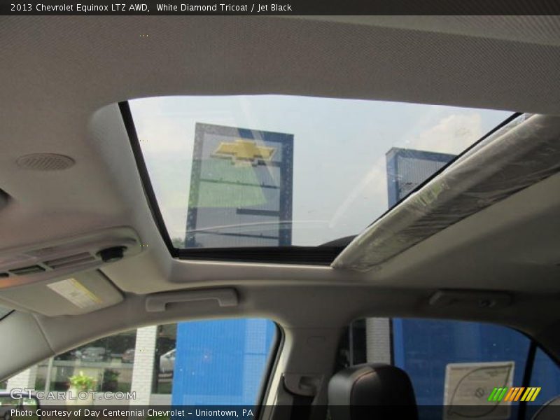 White Diamond Tricoat / Jet Black 2013 Chevrolet Equinox LTZ AWD