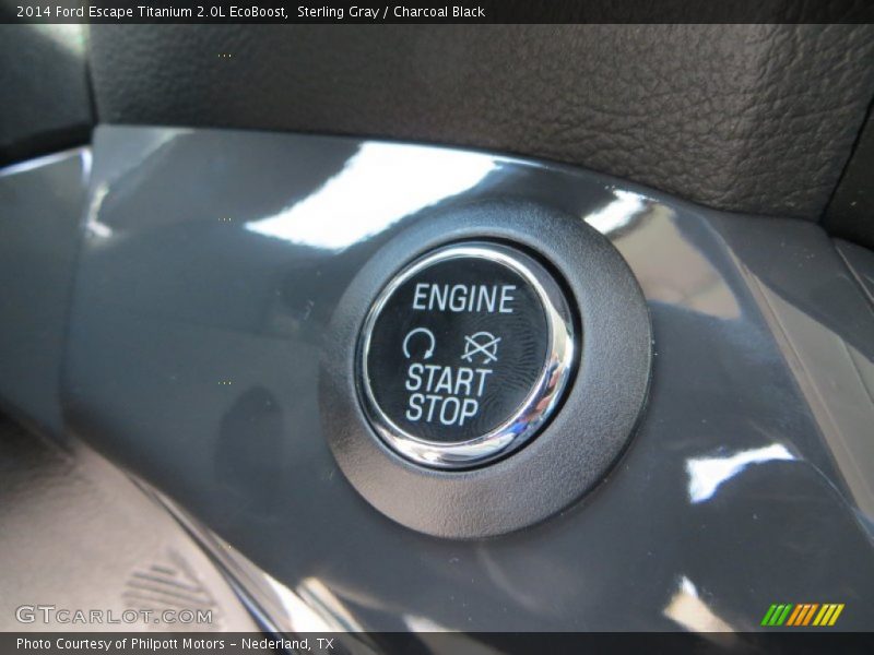 Sterling Gray / Charcoal Black 2014 Ford Escape Titanium 2.0L EcoBoost