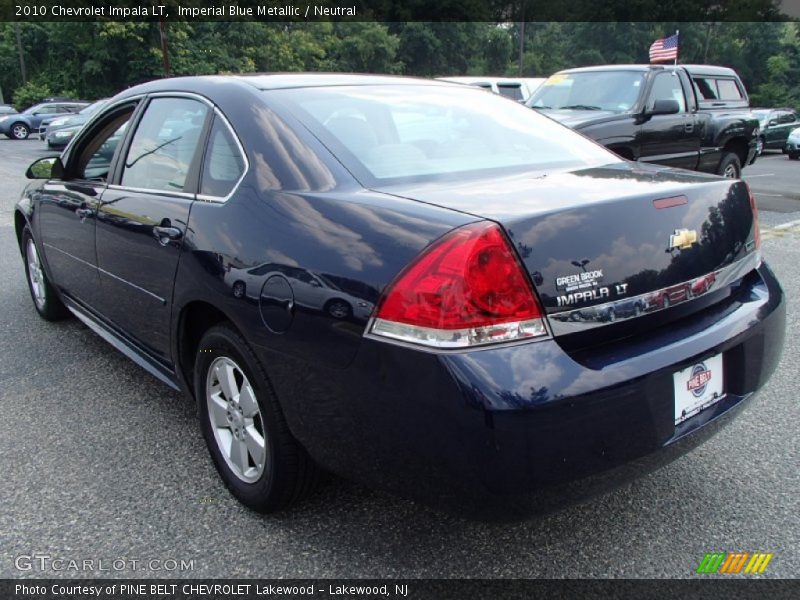 Imperial Blue Metallic / Neutral 2010 Chevrolet Impala LT