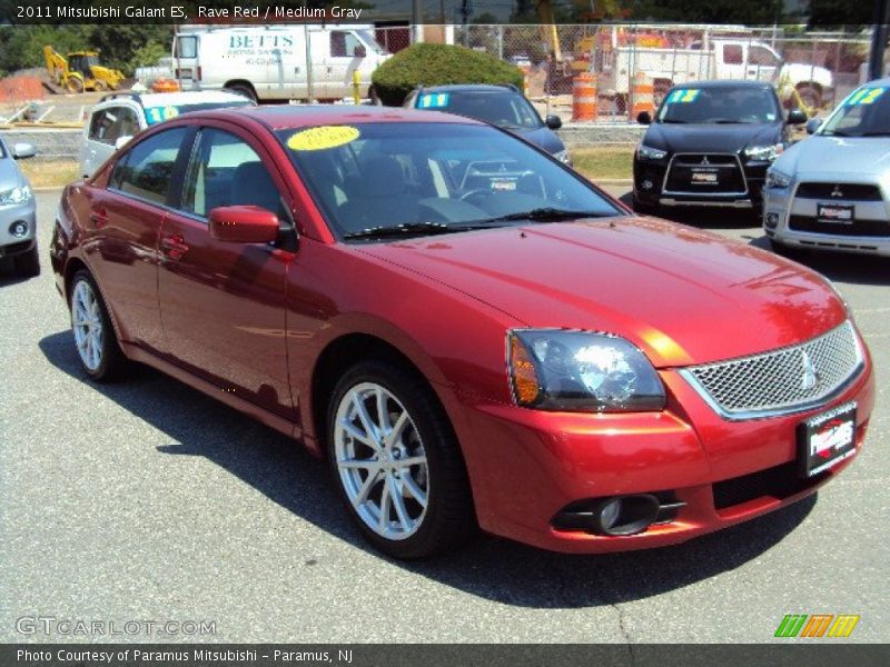 Rave Red / Medium Gray 2011 Mitsubishi Galant ES
