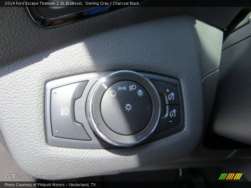 Sterling Gray / Charcoal Black 2014 Ford Escape Titanium 2.0L EcoBoost
