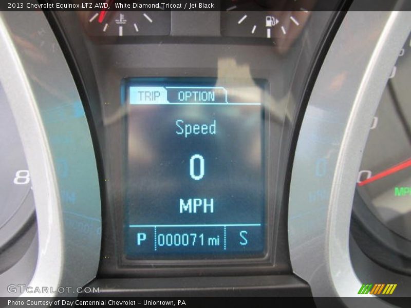 White Diamond Tricoat / Jet Black 2013 Chevrolet Equinox LTZ AWD