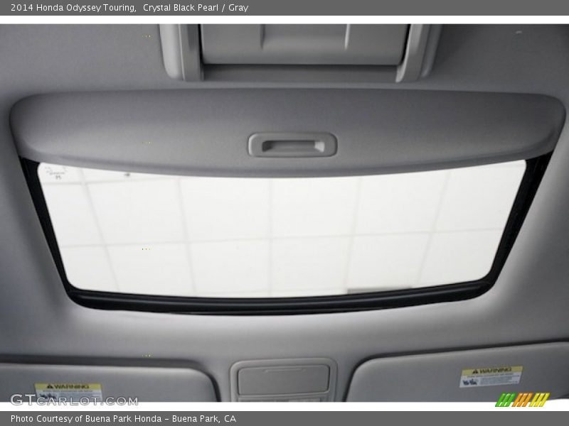 Crystal Black Pearl / Gray 2014 Honda Odyssey Touring