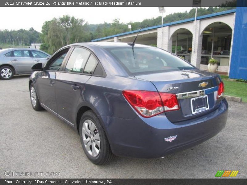 Atlantis Blue Metallic / Jet Black/Medium Titanium 2013 Chevrolet Cruze LS
