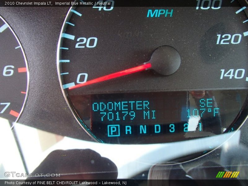 Imperial Blue Metallic / Neutral 2010 Chevrolet Impala LT