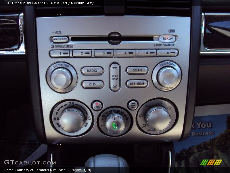 Rave Red / Medium Gray 2011 Mitsubishi Galant ES