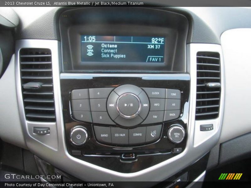 Atlantis Blue Metallic / Jet Black/Medium Titanium 2013 Chevrolet Cruze LS