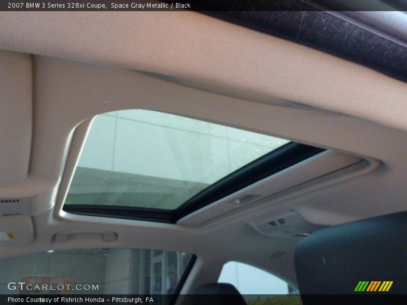 Space Gray Metallic / Black 2007 BMW 3 Series 328xi Coupe