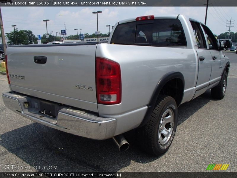  2002 Ram 1500 ST Quad Cab 4x4 Bright Silver Metallic