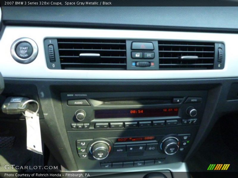 Space Gray Metallic / Black 2007 BMW 3 Series 328xi Coupe