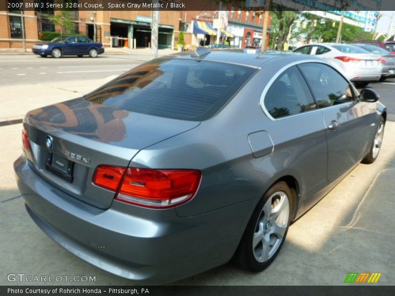 Space Gray Metallic / Black 2007 BMW 3 Series 328xi Coupe