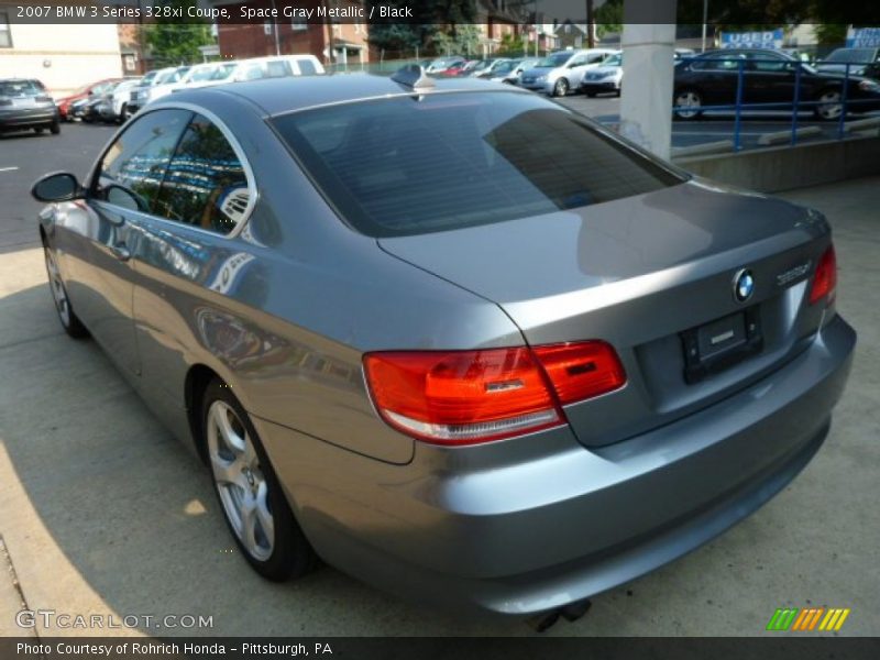 Space Gray Metallic / Black 2007 BMW 3 Series 328xi Coupe