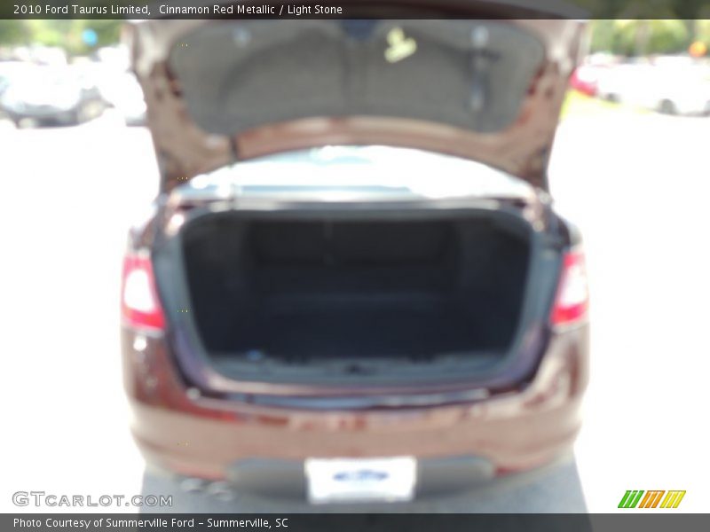 Cinnamon Red Metallic / Light Stone 2010 Ford Taurus Limited