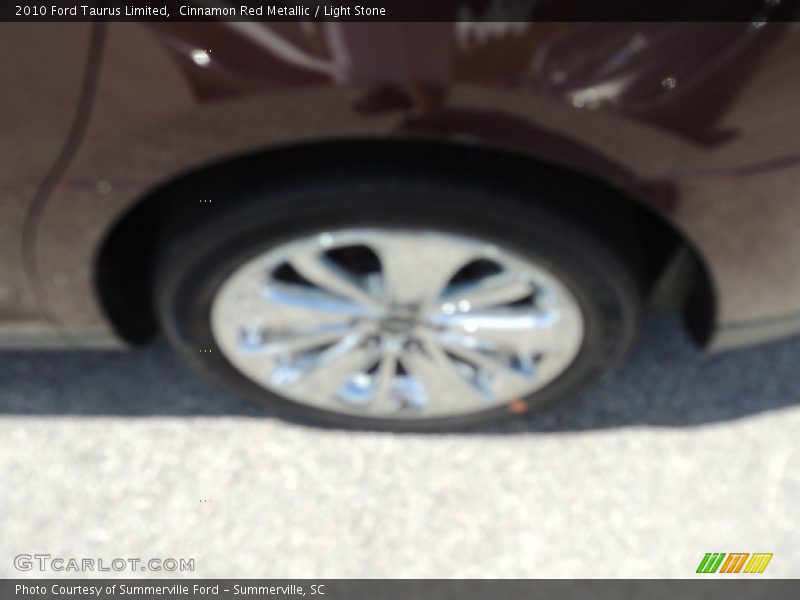 Cinnamon Red Metallic / Light Stone 2010 Ford Taurus Limited