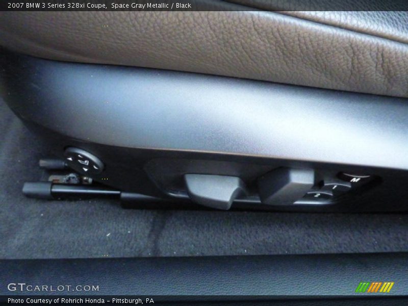 Space Gray Metallic / Black 2007 BMW 3 Series 328xi Coupe