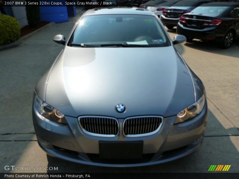 Space Gray Metallic / Black 2007 BMW 3 Series 328xi Coupe