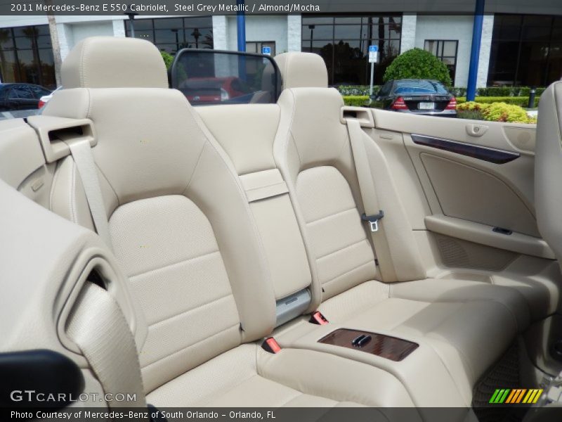 Steel Grey Metallic / Almond/Mocha 2011 Mercedes-Benz E 550 Cabriolet