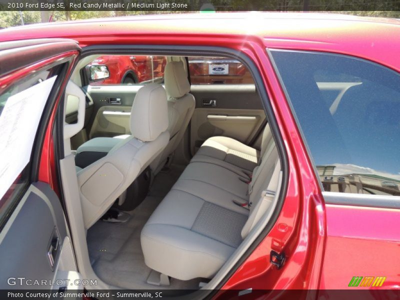 Red Candy Metallic / Medium Light Stone 2010 Ford Edge SE