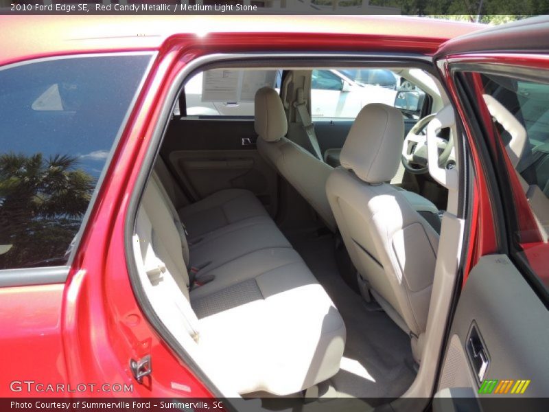 Red Candy Metallic / Medium Light Stone 2010 Ford Edge SE