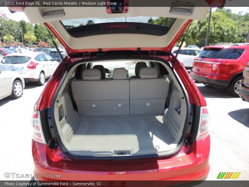 Red Candy Metallic / Medium Light Stone 2010 Ford Edge SE