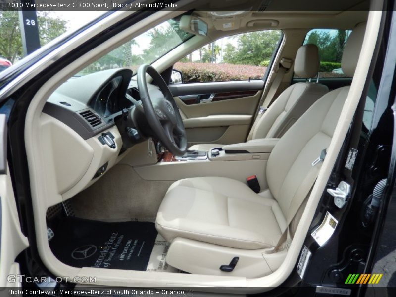 Black / Almond/Mocha 2010 Mercedes-Benz C 300 Sport