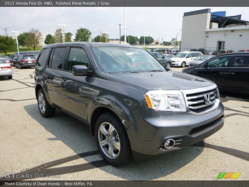 Polished Metal Metallic / Gray 2013 Honda Pilot EX 4WD