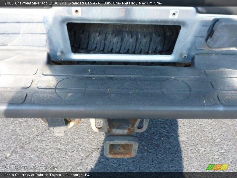 Dark Gray Metallic / Medium Gray 2003 Chevrolet Silverado 1500 Z71 Extended Cab 4x4