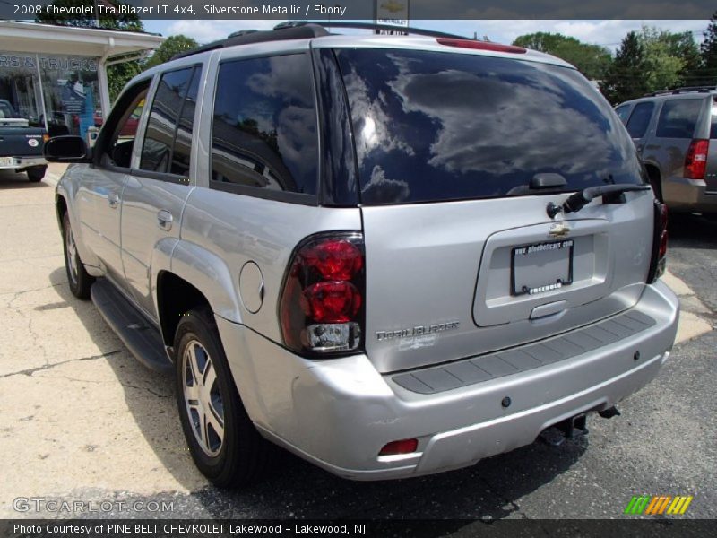Silverstone Metallic / Ebony 2008 Chevrolet TrailBlazer LT 4x4