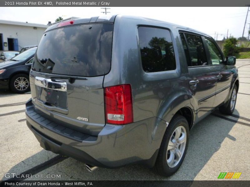 Polished Metal Metallic / Gray 2013 Honda Pilot EX 4WD