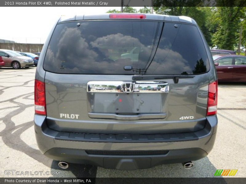 Polished Metal Metallic / Gray 2013 Honda Pilot EX 4WD