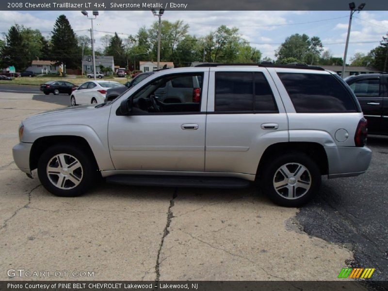 Silverstone Metallic / Ebony 2008 Chevrolet TrailBlazer LT 4x4
