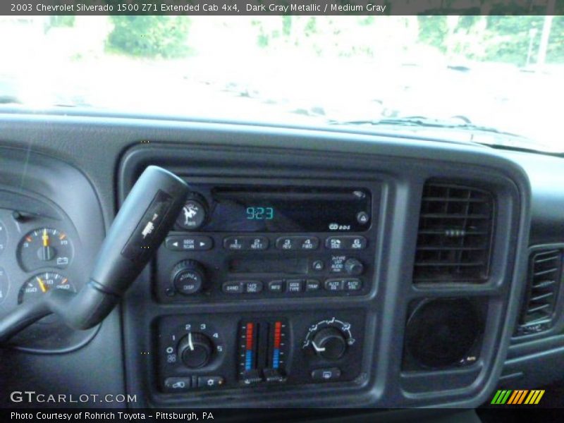 Dark Gray Metallic / Medium Gray 2003 Chevrolet Silverado 1500 Z71 Extended Cab 4x4