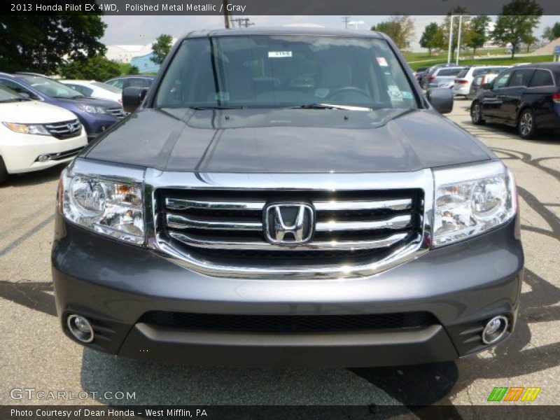Polished Metal Metallic / Gray 2013 Honda Pilot EX 4WD
