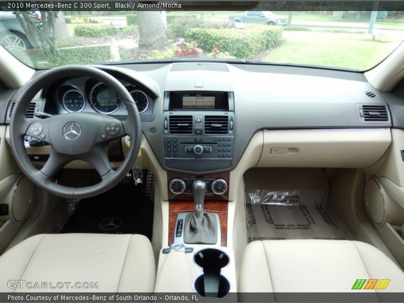 Black / Almond/Mocha 2010 Mercedes-Benz C 300 Sport