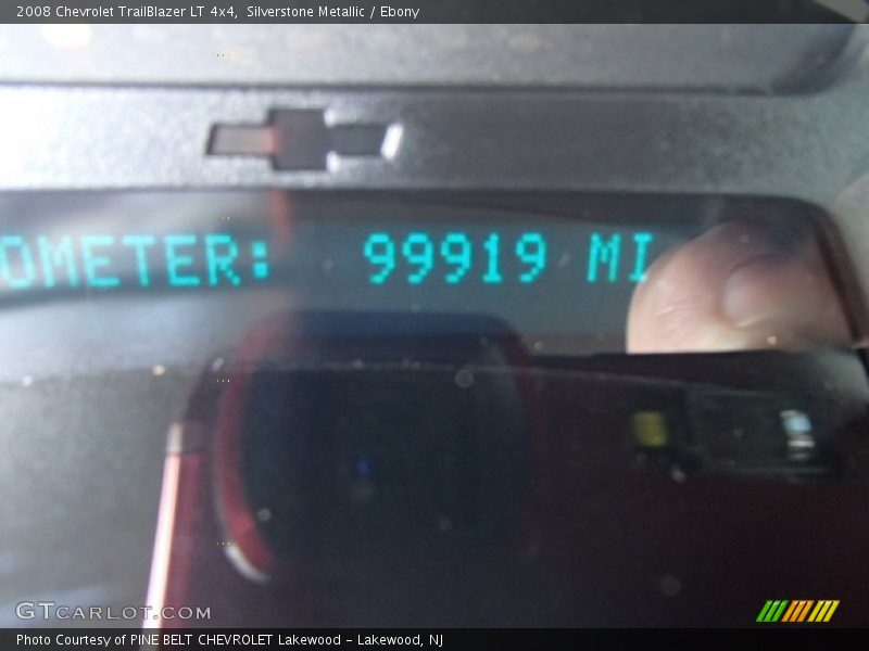 Silverstone Metallic / Ebony 2008 Chevrolet TrailBlazer LT 4x4