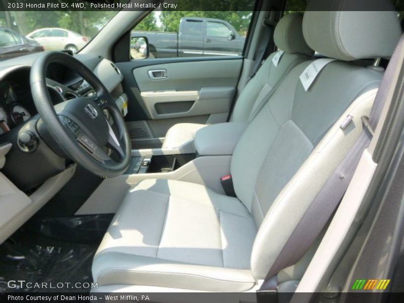 Polished Metal Metallic / Gray 2013 Honda Pilot EX 4WD