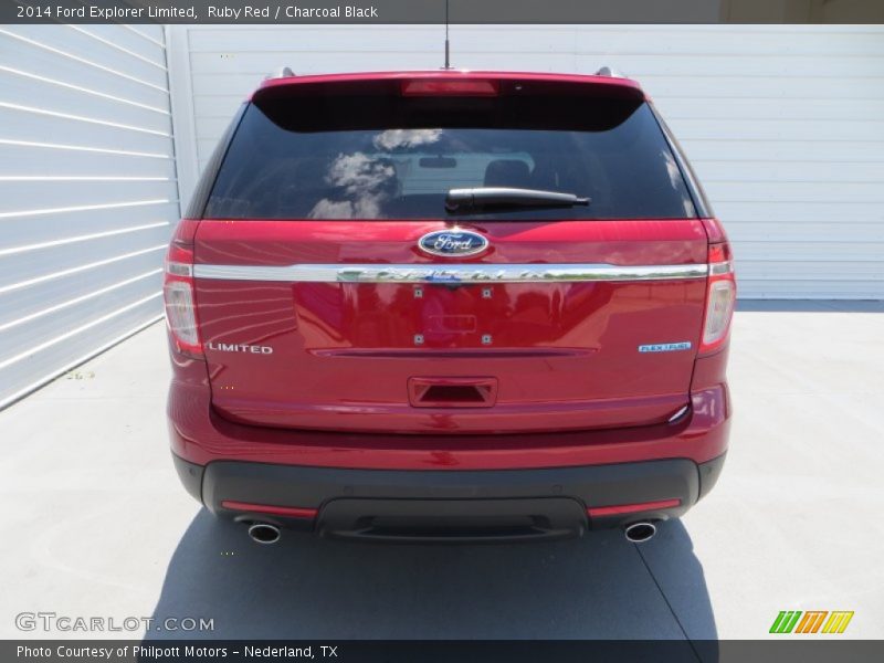 Ruby Red / Charcoal Black 2014 Ford Explorer Limited