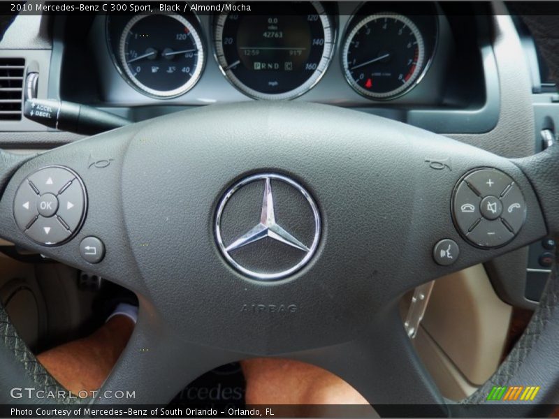 Black / Almond/Mocha 2010 Mercedes-Benz C 300 Sport
