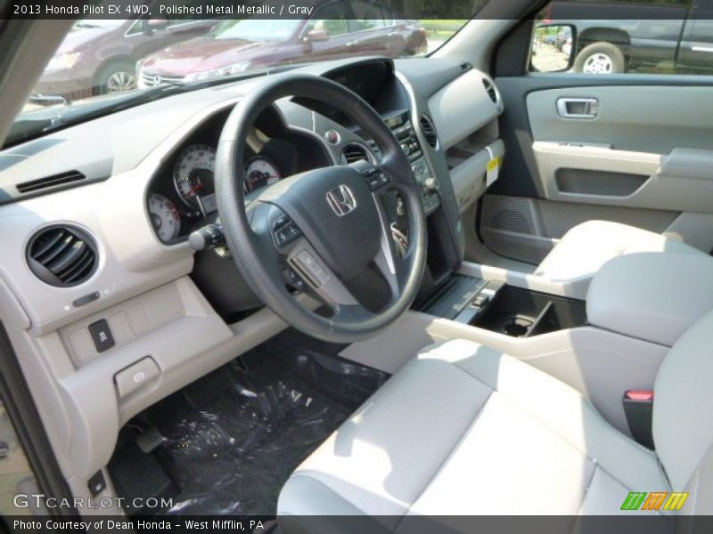 Polished Metal Metallic / Gray 2013 Honda Pilot EX 4WD