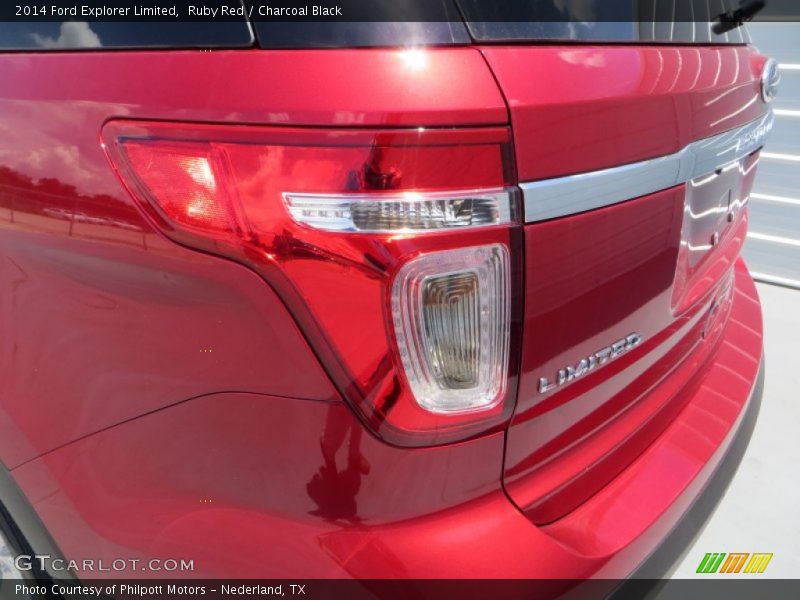 Ruby Red / Charcoal Black 2014 Ford Explorer Limited